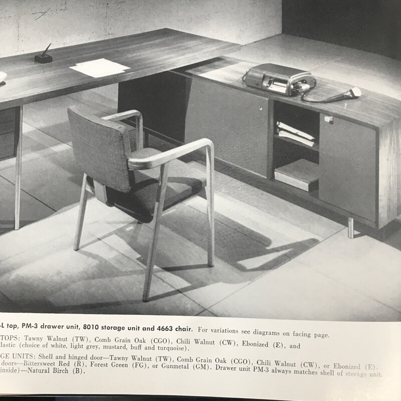 Bureau Exécutif vintage de la série 9000 par George Nelson pour Herman Miller - 1960