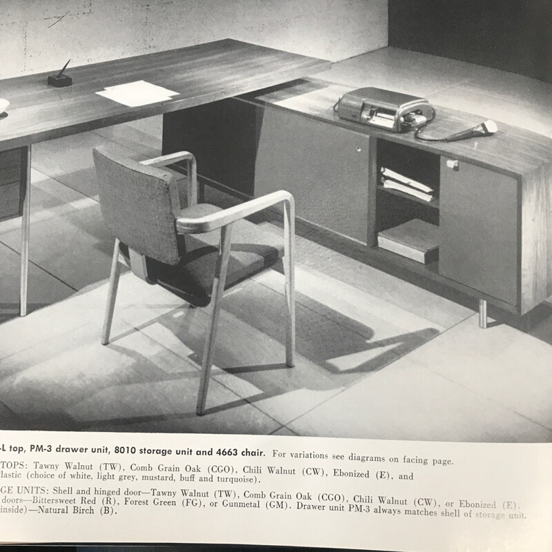 Mid-century Executive Desk from the 9000 series by George Nelson for Herman Miller - 1960s