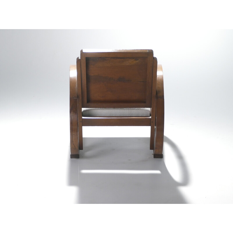 Paire de fauteuils modernistes vintage de Michel Dufet - 1940