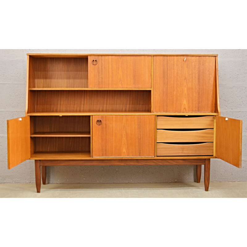 Mid-Century Teak Highboard for Portwood - 1960s