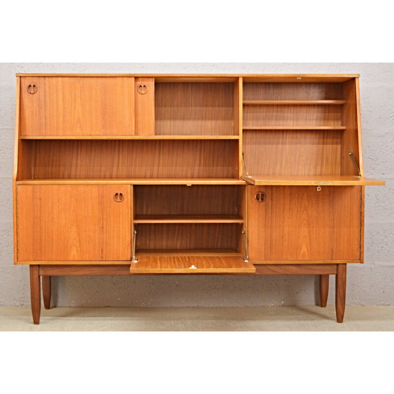 Mid-Century Teak Highboard for Portwood - 1960s