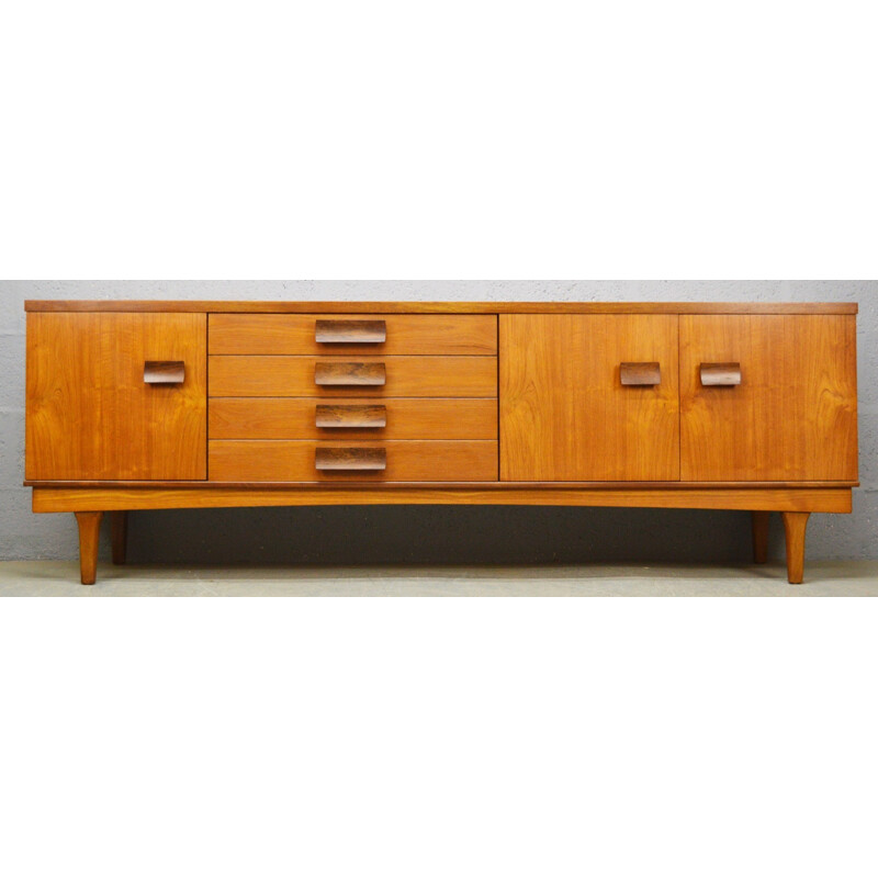 Mid-Century Teak Sideboard by Bath Cabinet Makers - 1960s