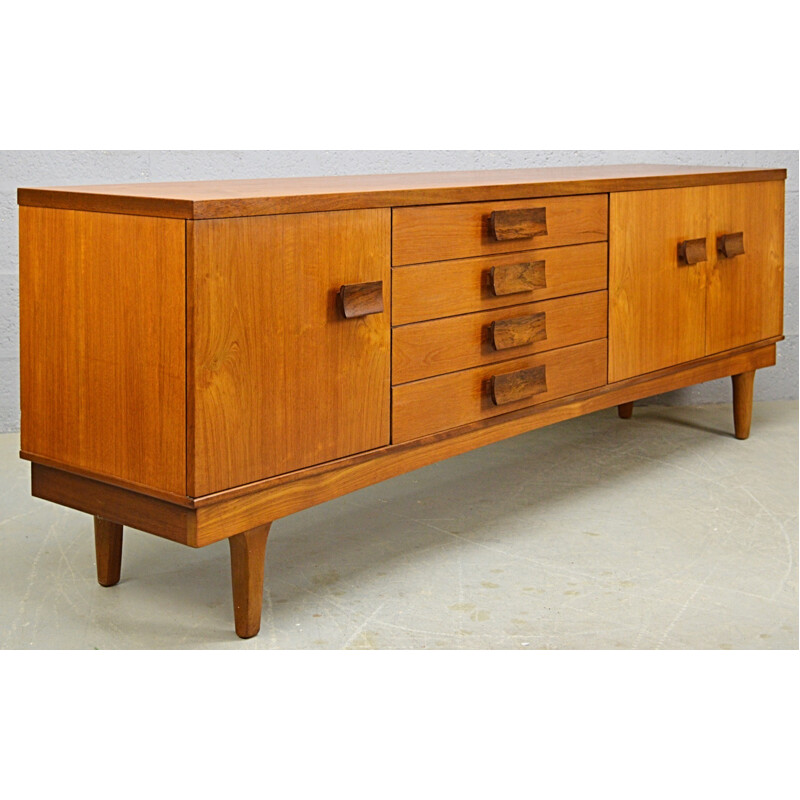 Mid-Century Teak Sideboard by Bath Cabinet Makers - 1960s