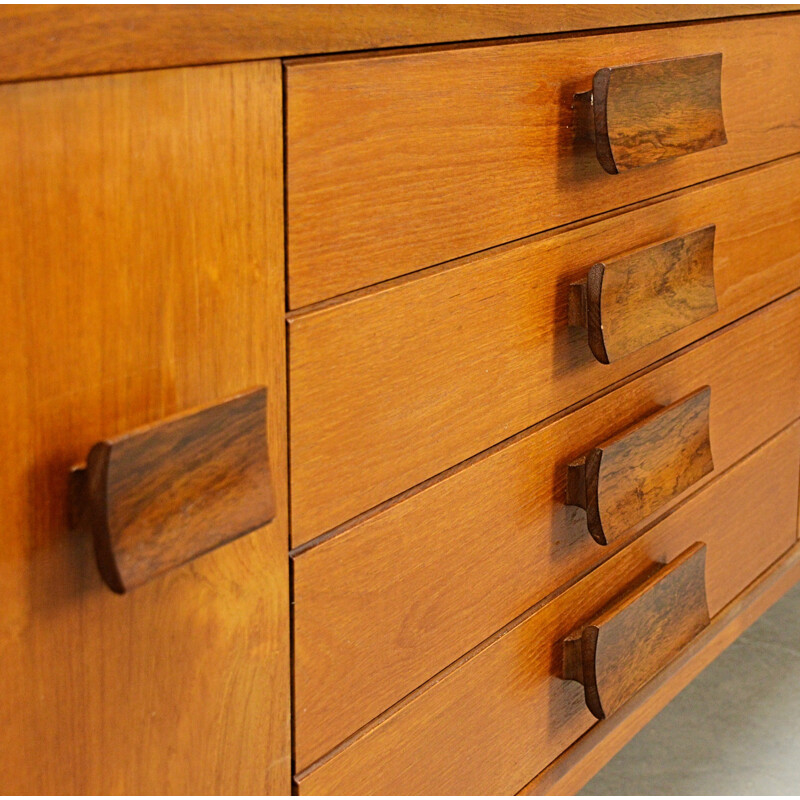 Mid-Century Teak Sideboard by Bath Cabinet Makers - 1960s