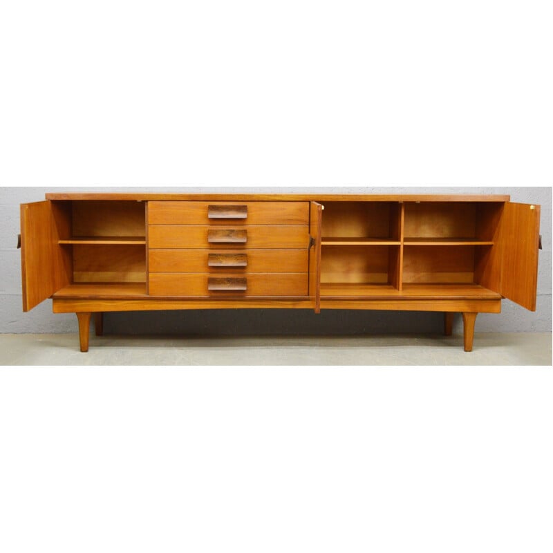 Mid-Century Teak Sideboard by Bath Cabinet Makers - 1960s