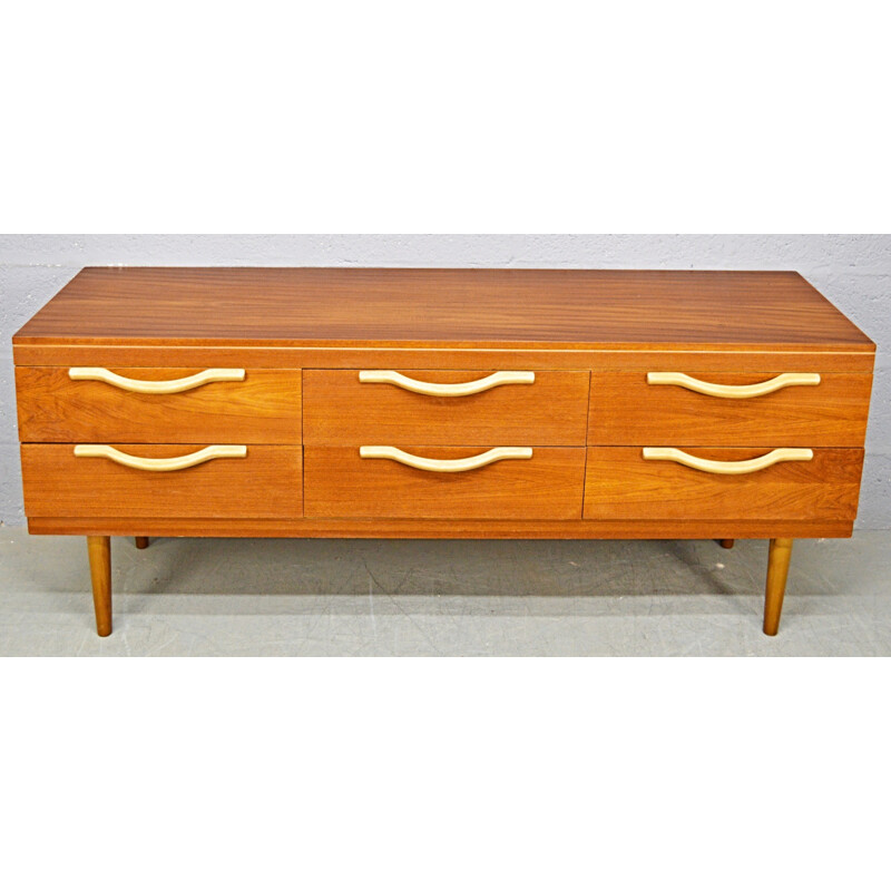 Mid-Century Teak Chest of Drawers - 1960s