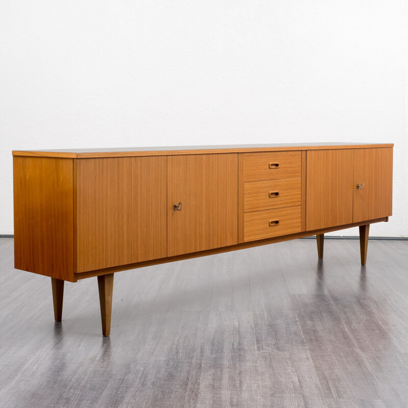 Mid-century zebrawood sideboard - 1960s