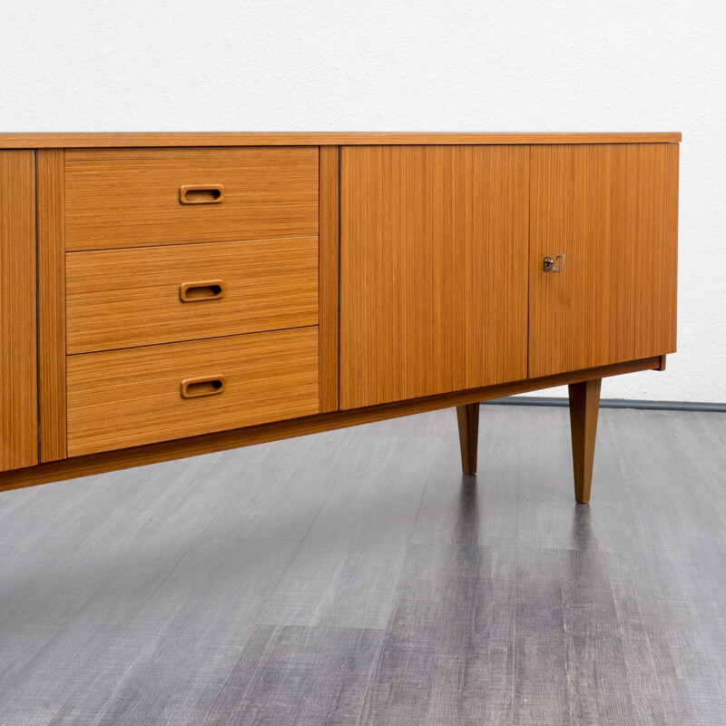 Mid-century zebrawood sideboard - 1960s