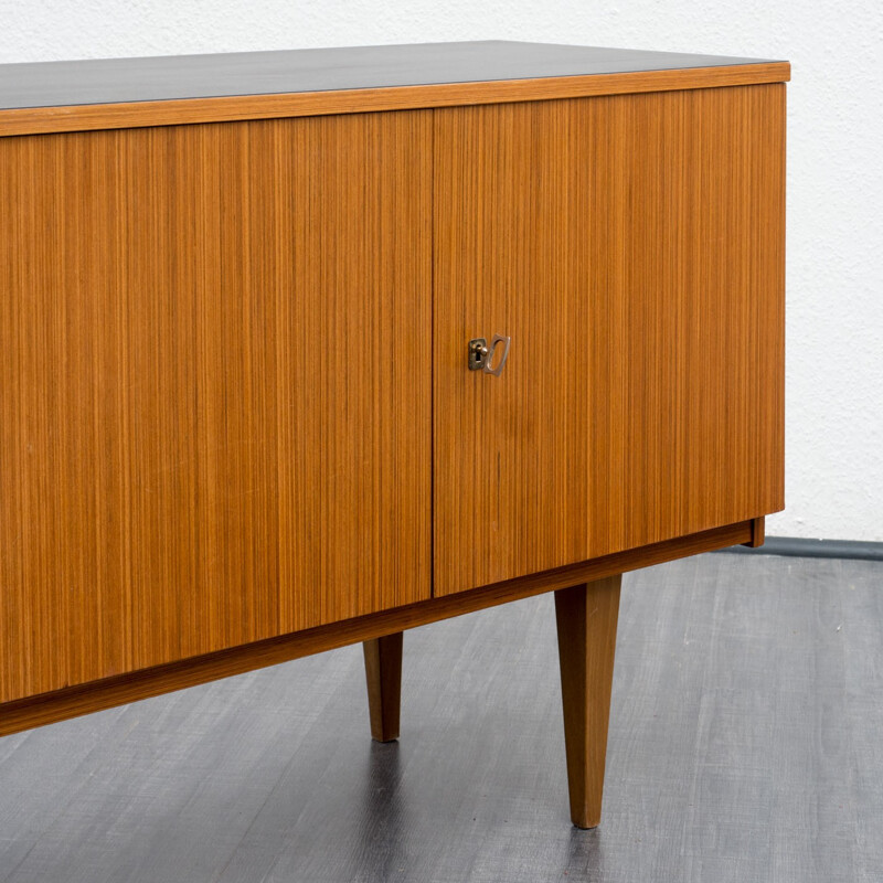 Mid-century zebrawood sideboard - 1960s