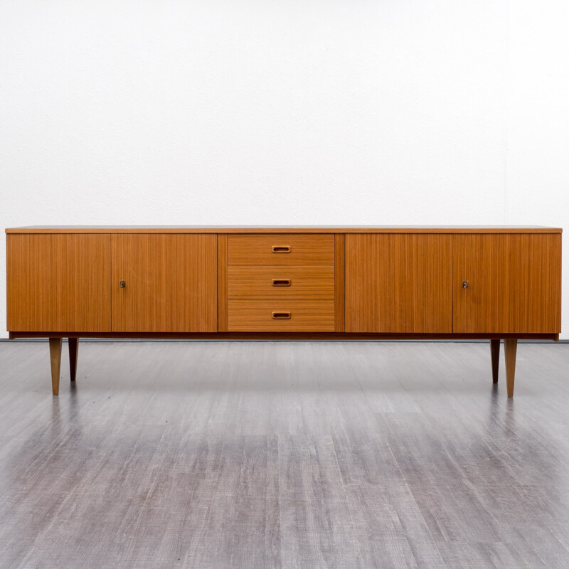 Mid-century zebrawood sideboard - 1960s