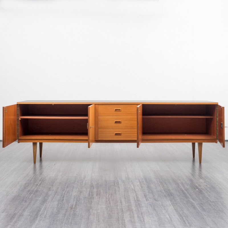 Mid-century zebrawood sideboard - 1960s