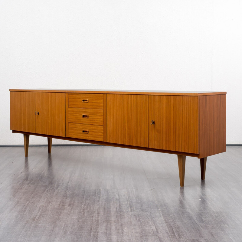 Mid-century zebrawood sideboard - 1960s