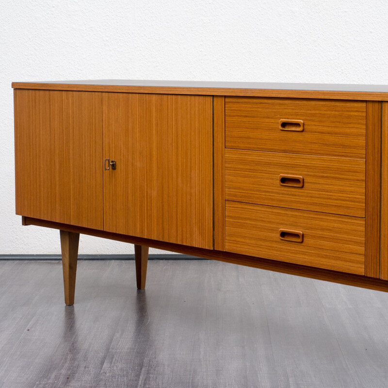 Mid-century zebrawood sideboard - 1960s