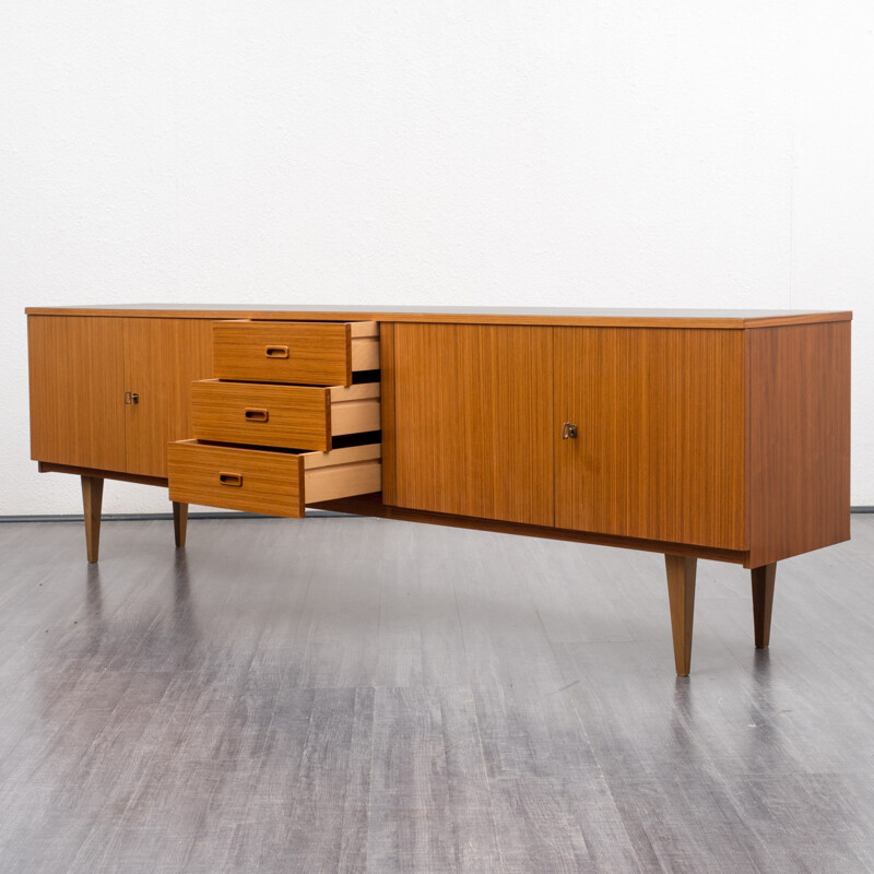 Mid-century zebrawood sideboard - 1960s