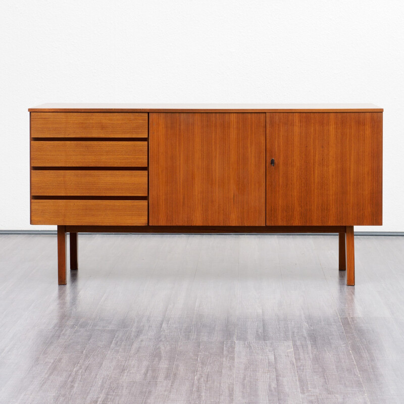 Small mid-century walnut sideboard - 1960s