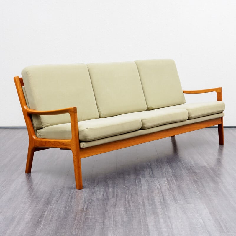 Mid-century Danish teak sofa by Ole Wanscher for P. Jeppesen - 1950s