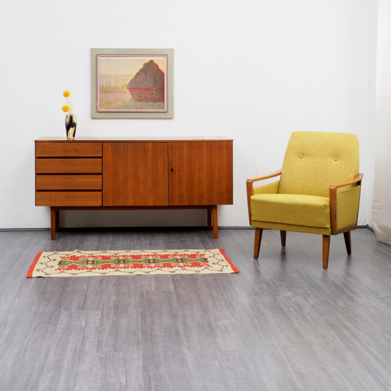 Mid-century easy chair with new upholstery - 1960s