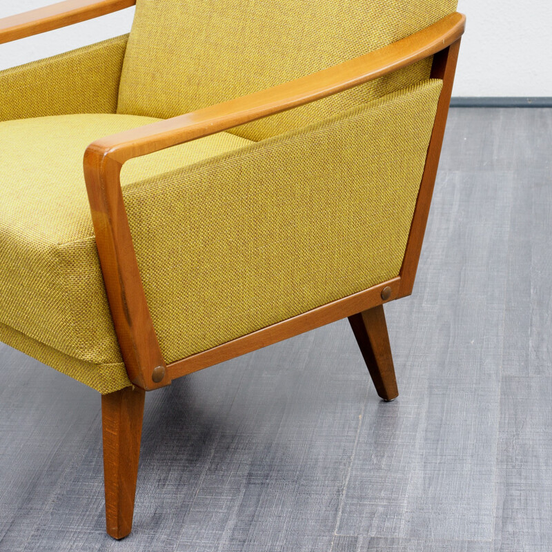 Mid-century easy chair with new upholstery - 1960s