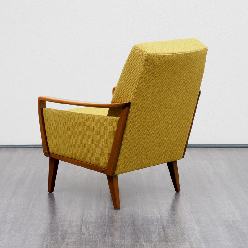 Mid-century easy chair with new upholstery - 1960s