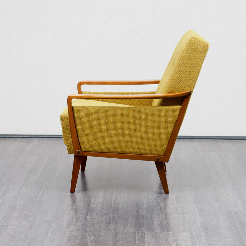 Mid-century easy chair with new upholstery - 1960s