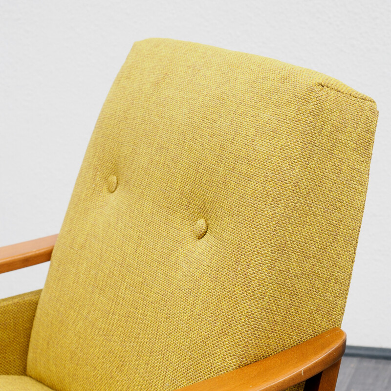 Mid-century easy chair with new upholstery - 1960s