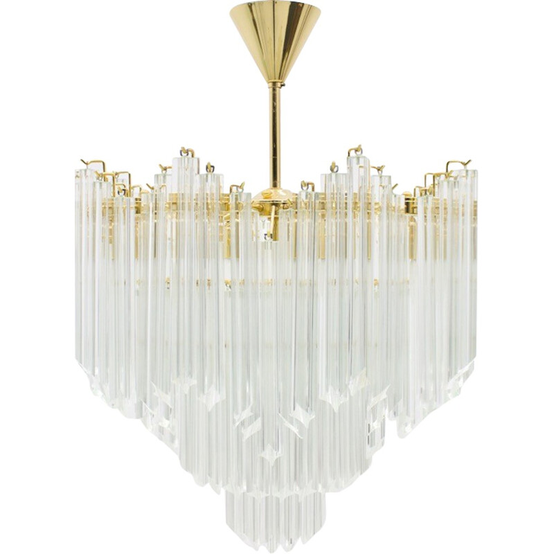 Vintage Murano Glass Chandelier - 1960s