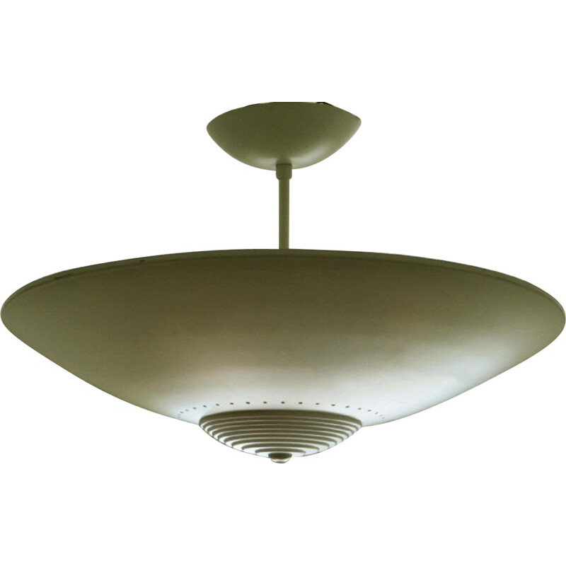 Large Disc Ceiling Light by Luxo - 1970s
