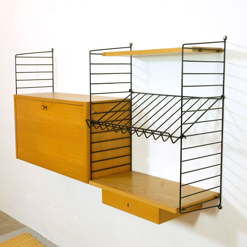 Mid-century String modular shelving system - 1940s