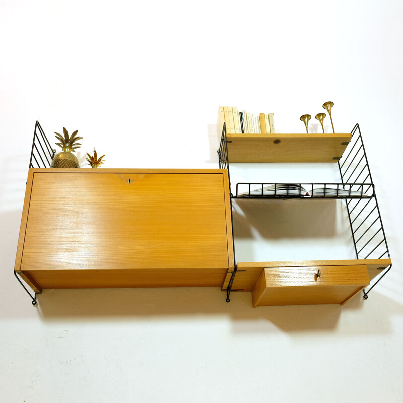 Mid-century String modular shelving system - 1940s