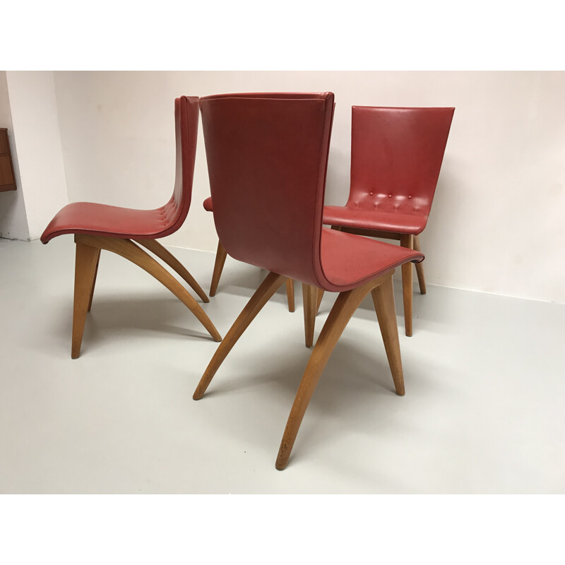 Set of four vintage chairs, Netherlands - 1960s