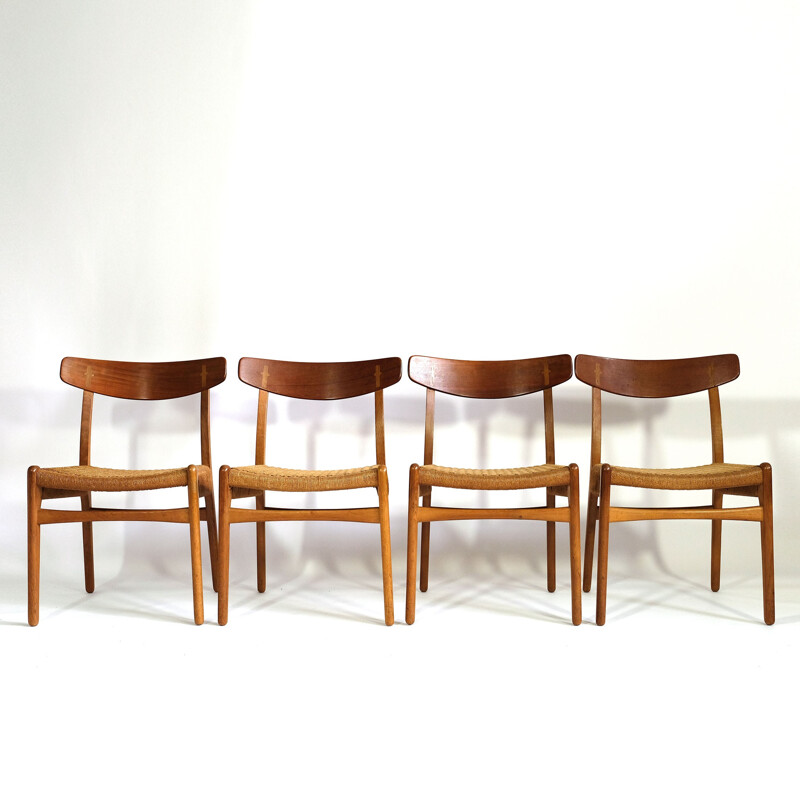 Set of four CH23 chairs by Hans Wegner - 1960s