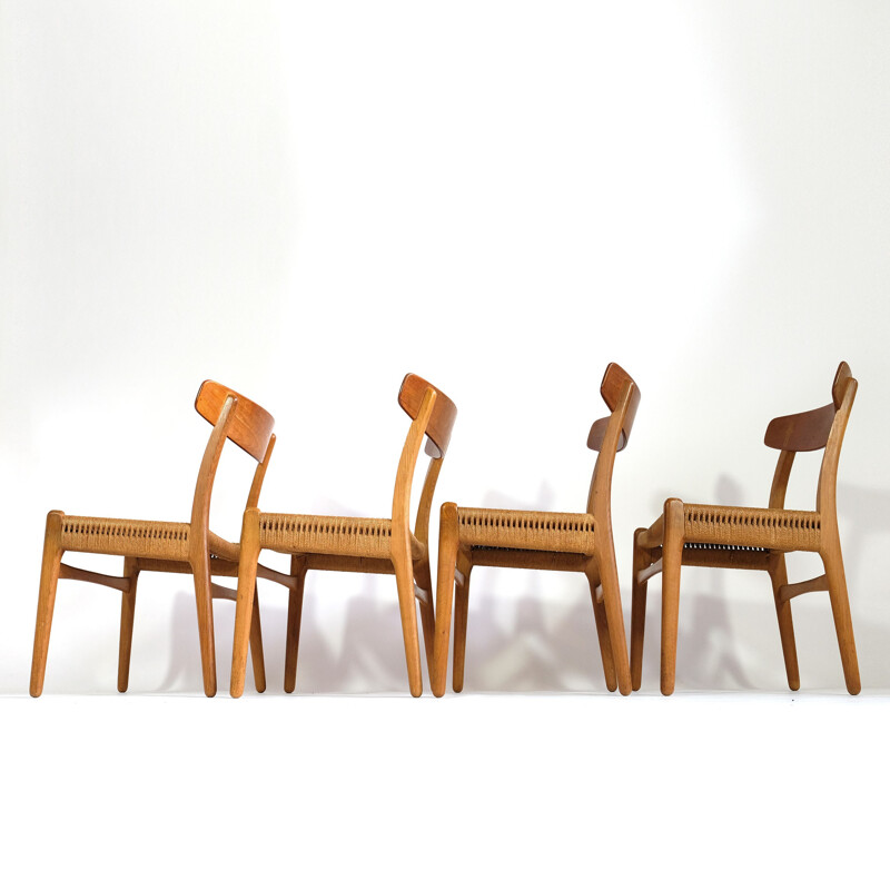 Set of four CH23 chairs by Hans Wegner - 1960s