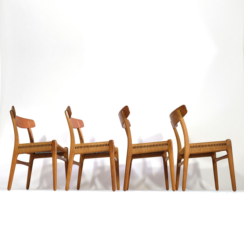 Set of four CH23 chairs by Hans Wegner - 1960s