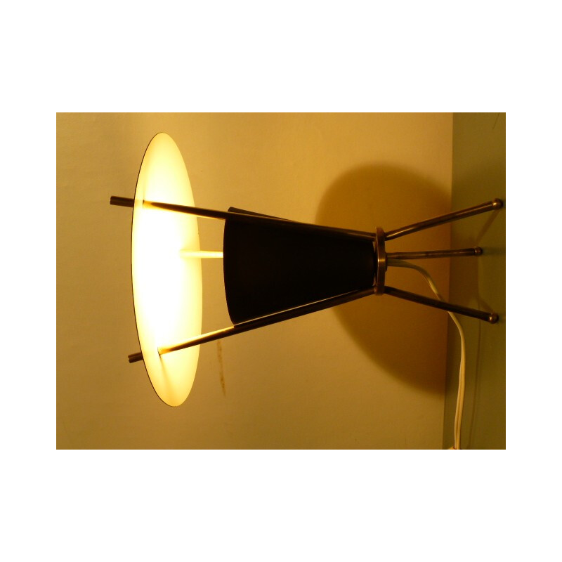 Mid-century modernist brass lamp - 1950s