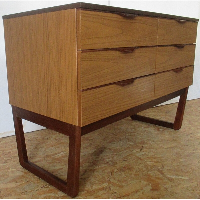 Mid-century Small chest of drawers for Europa - 1970s