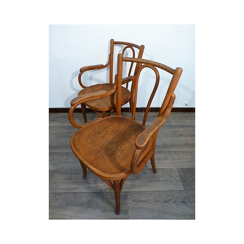 Paire de fauteuils vintage par Thonet - 1930