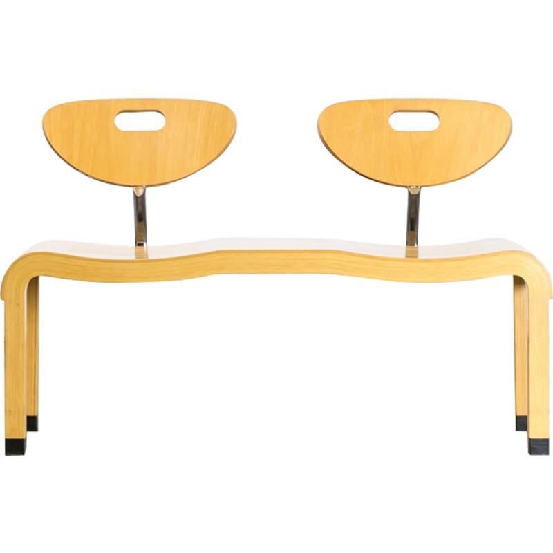 Mid-century double seat bench by Ruud Jan Kokke for Kembo - 1960s