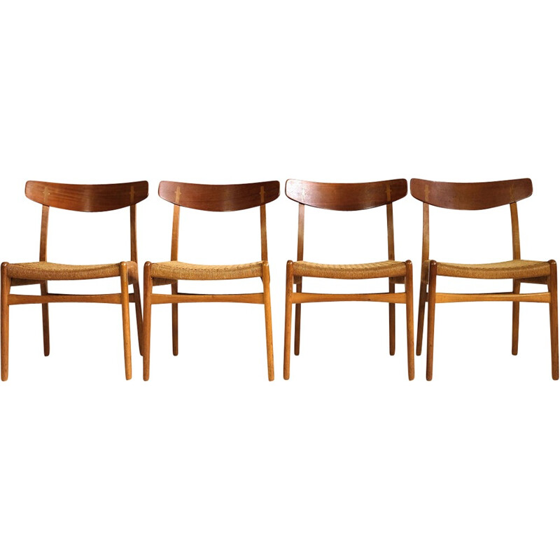 Set of four CH23 chairs by Hans Wegner - 1960s