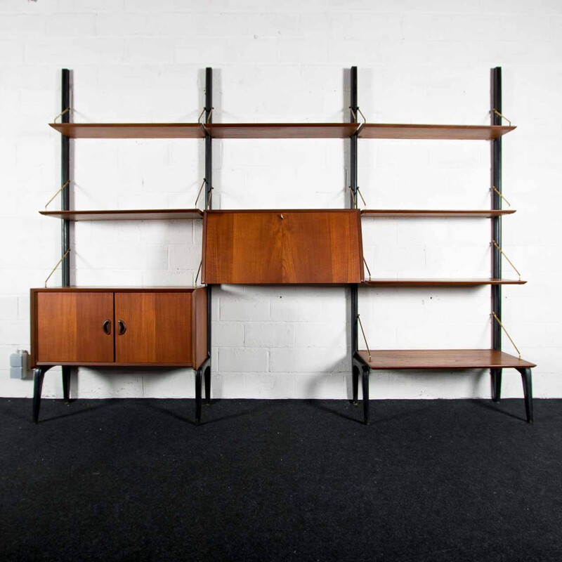 Mid-century Wall unit by Louis van Teeffelen - 1950s 