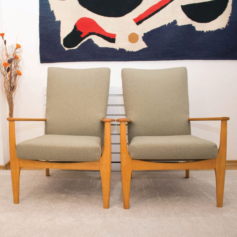 British model PK9881023 armchairs from Parker Knoll collection - 1960s