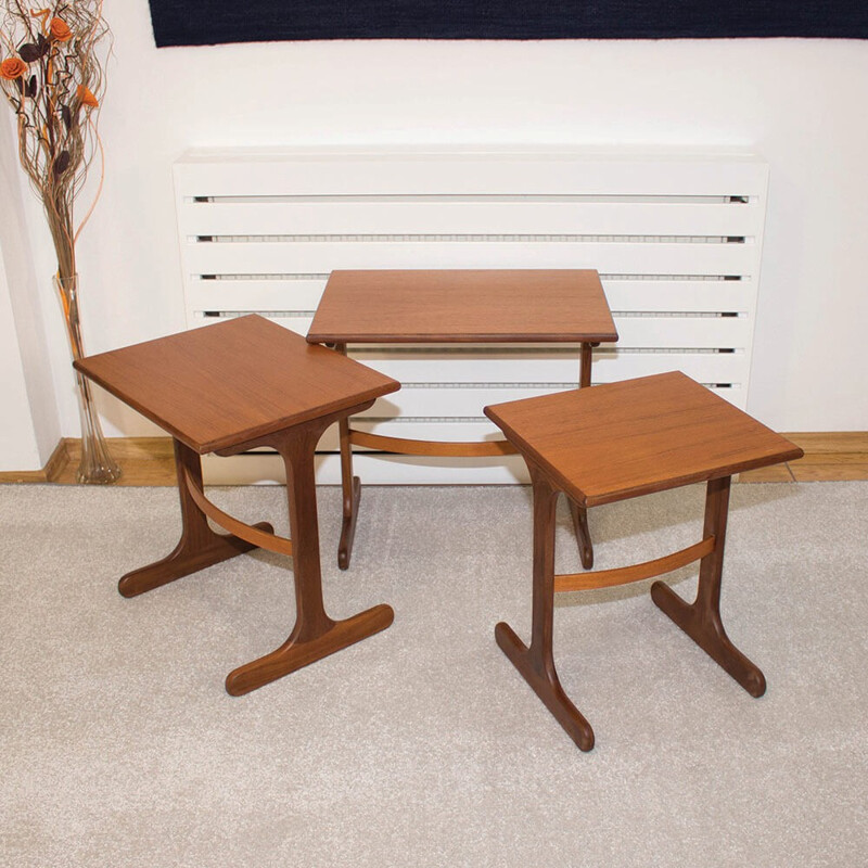 Vintage Fresco nesting tables by G-Plan, UK 1960