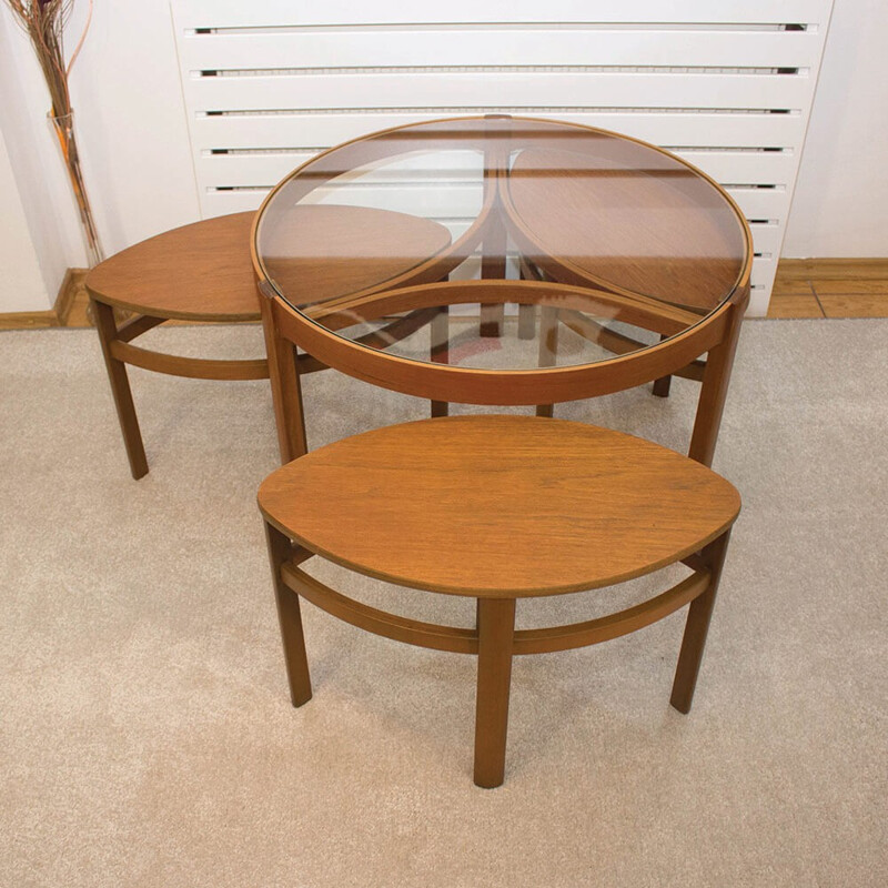 Trinity mid-century nesting tables by Nathan - 1960s