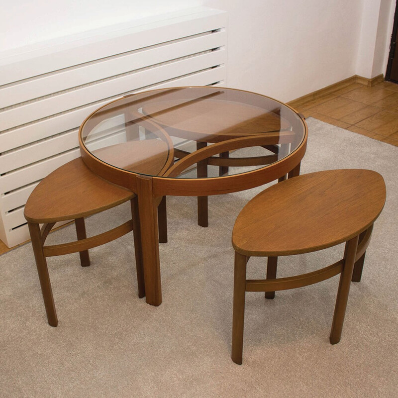 Trinity mid-century nesting tables by Nathan - 1960s