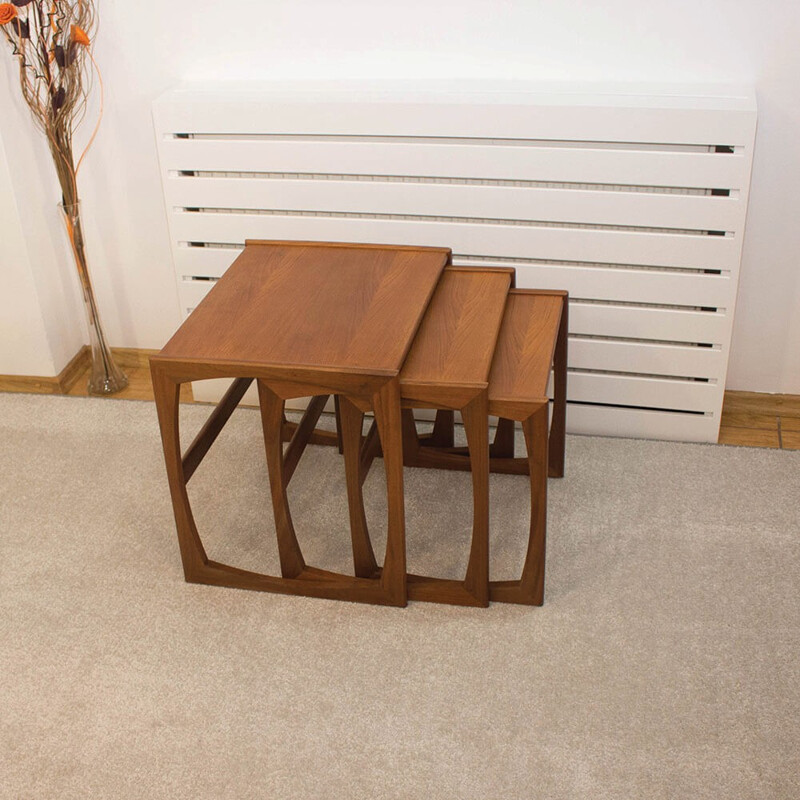 Mid-century Quadrille nesting tables for G-Plan - 1960s