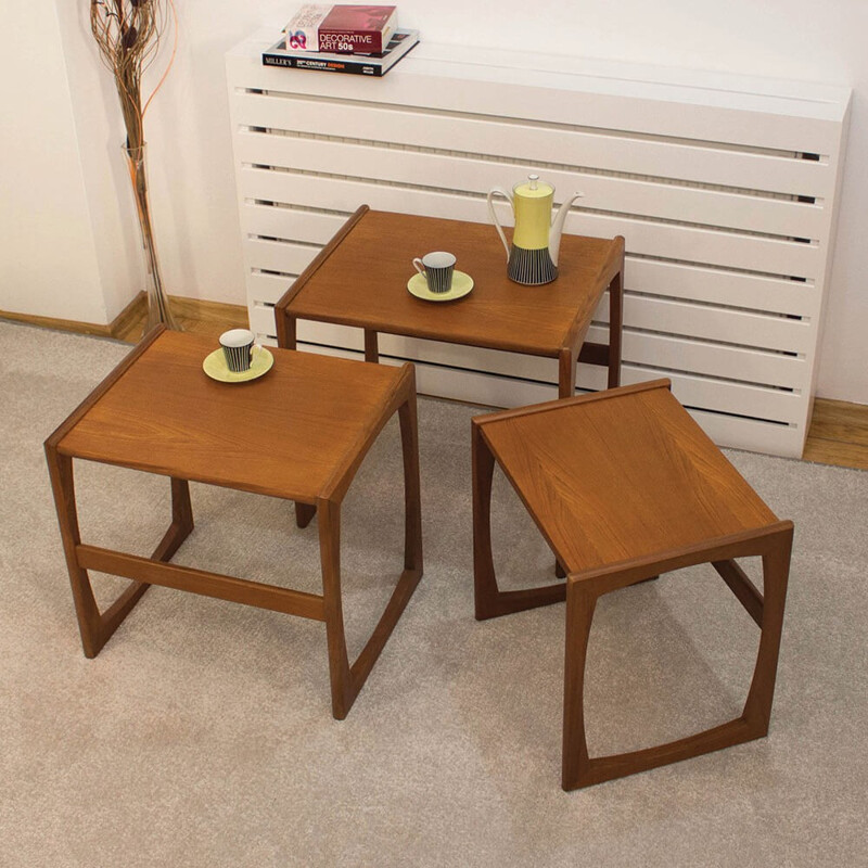 Mid-century Quadrille nesting tables for G-Plan - 1960s