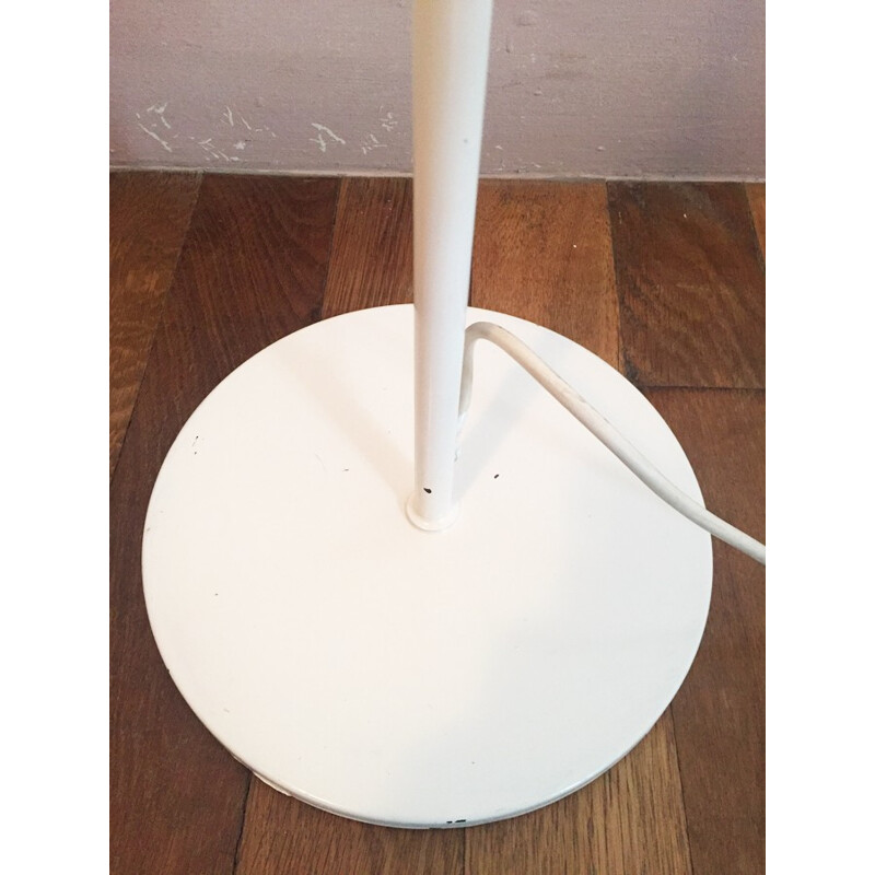 Vintage reading floor lamp with curved legs - 1970s