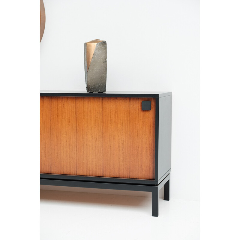 Vintage Black Sideboard by Alfred Hendrickx for Belform - 1960s