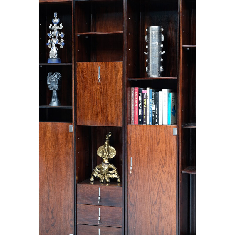 Double-sided Bookcase Room divider - 1970s