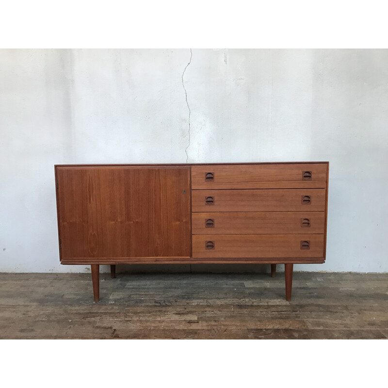 Scandinavian sideboard teak - 1960s