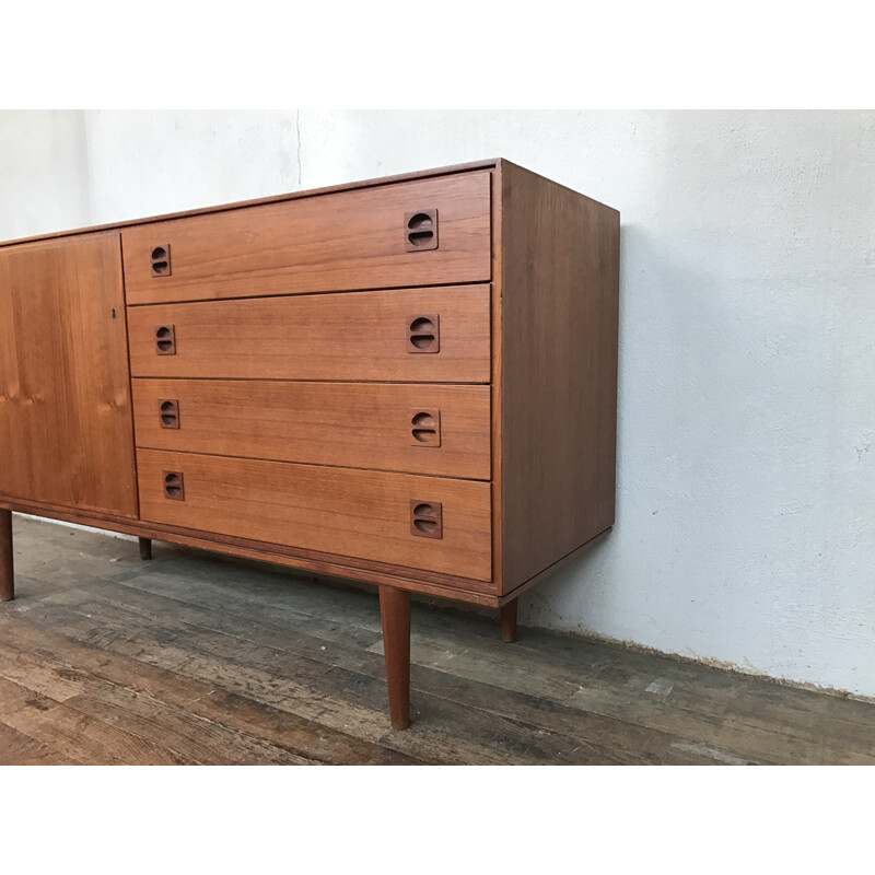 Scandinavian sideboard teak - 1960s